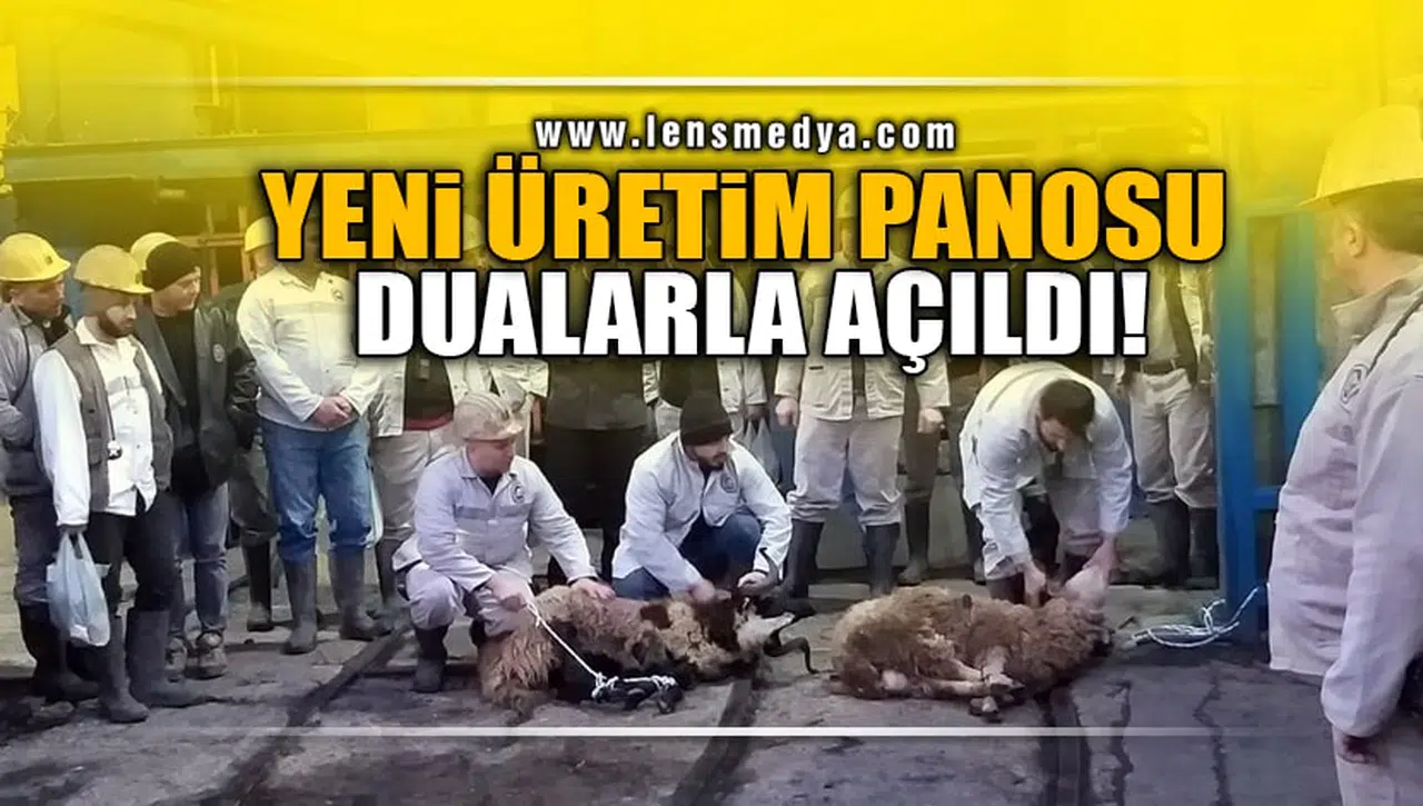 YENİ ÜRETİM PANOSU DUALARLA AÇILDI!