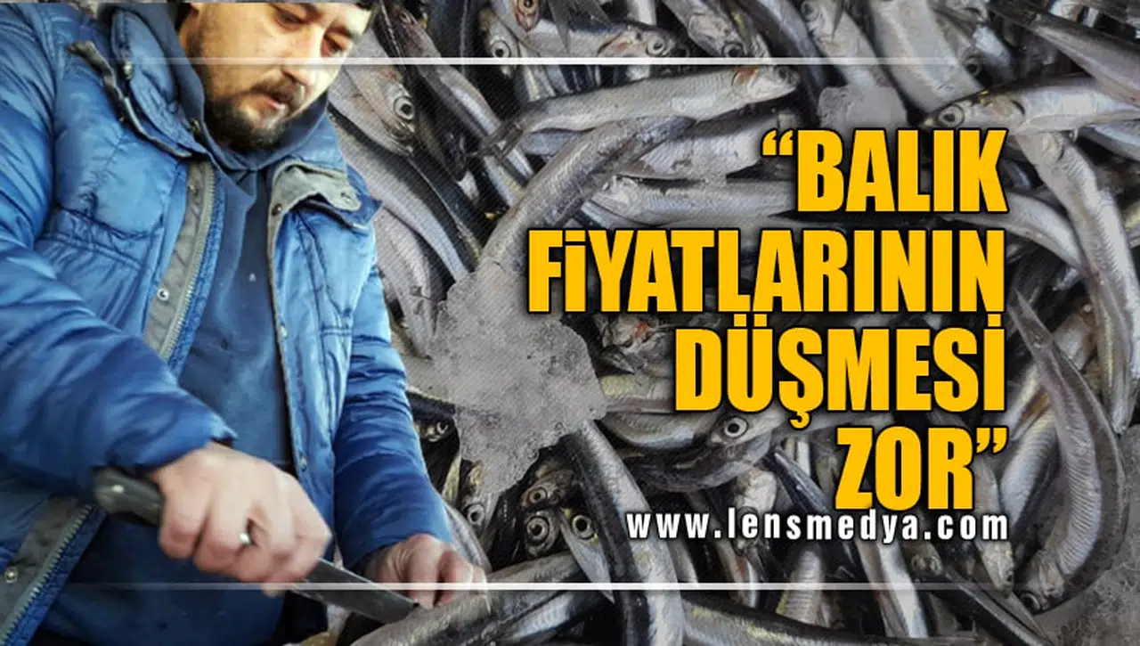 "BALIK FİYATLARININ DÜŞMESİ ZOR"