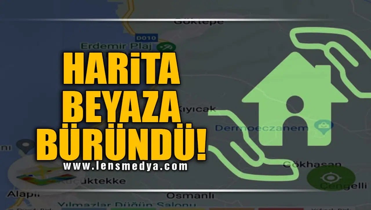 HARİTA BEYAZA BÜRÜNDÜ!