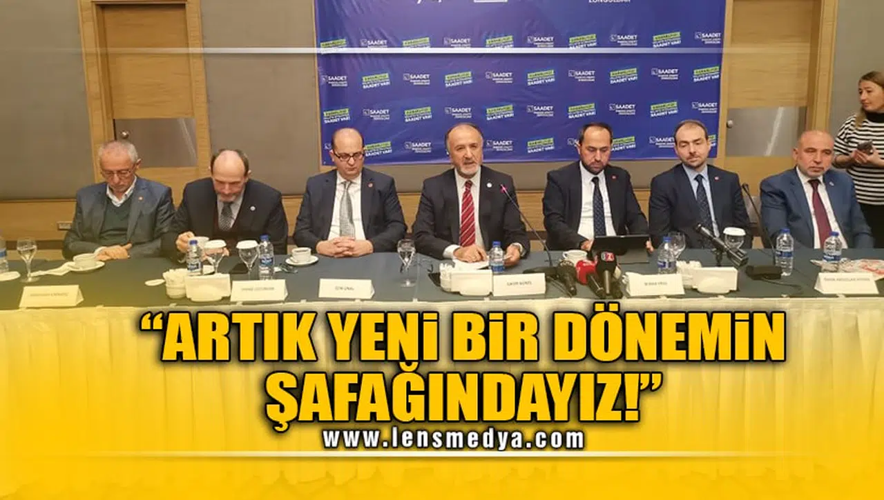 "ARTIK YENİ BİR DÖNEMİN ŞAFAĞINDAYIZ!"