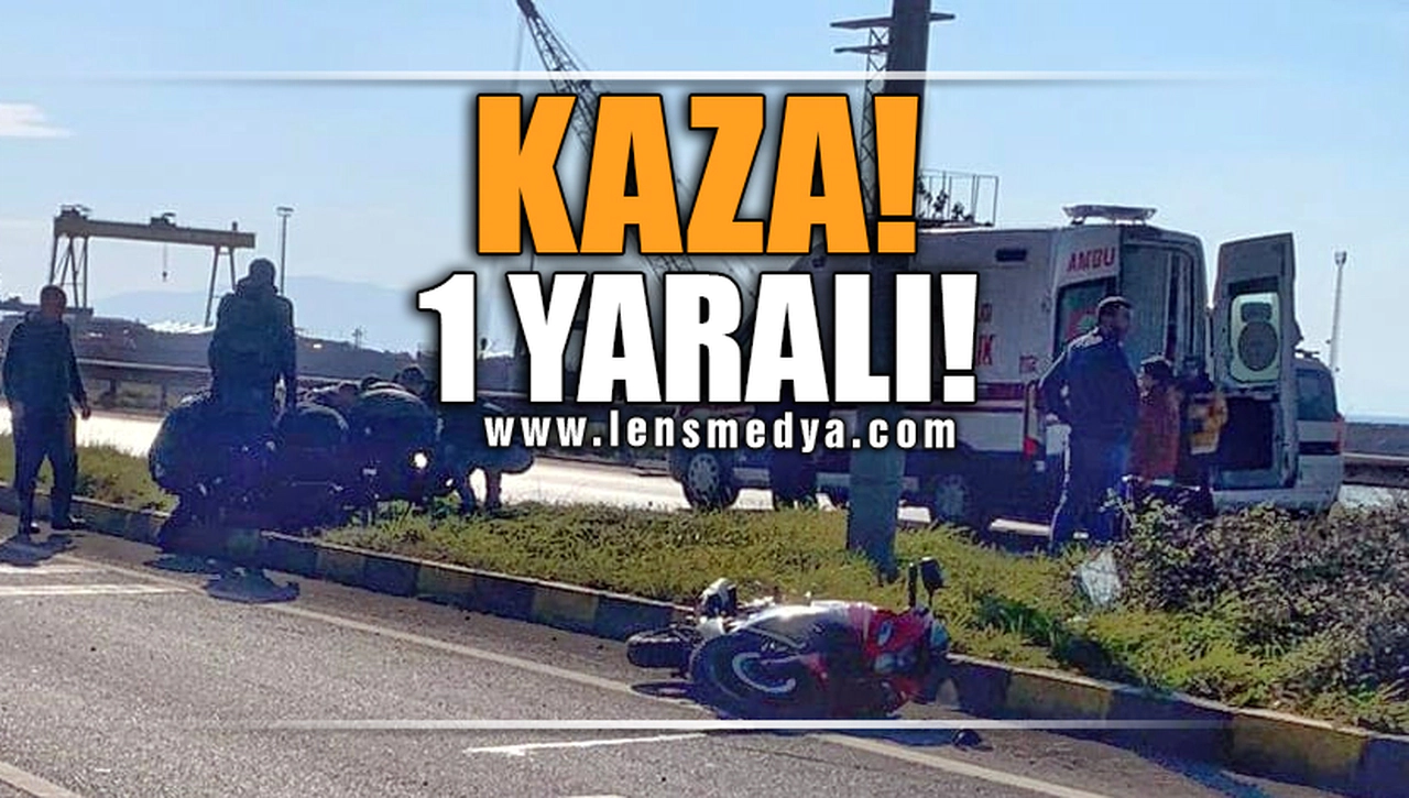 KAZA! 1 YARALI!