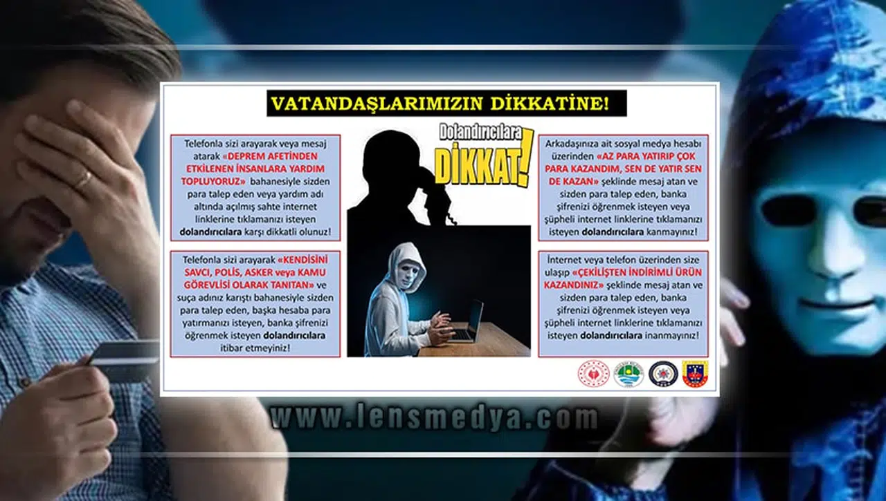 VALİLİKTEN DOLANDIRICILARA KARŞI UYARI!