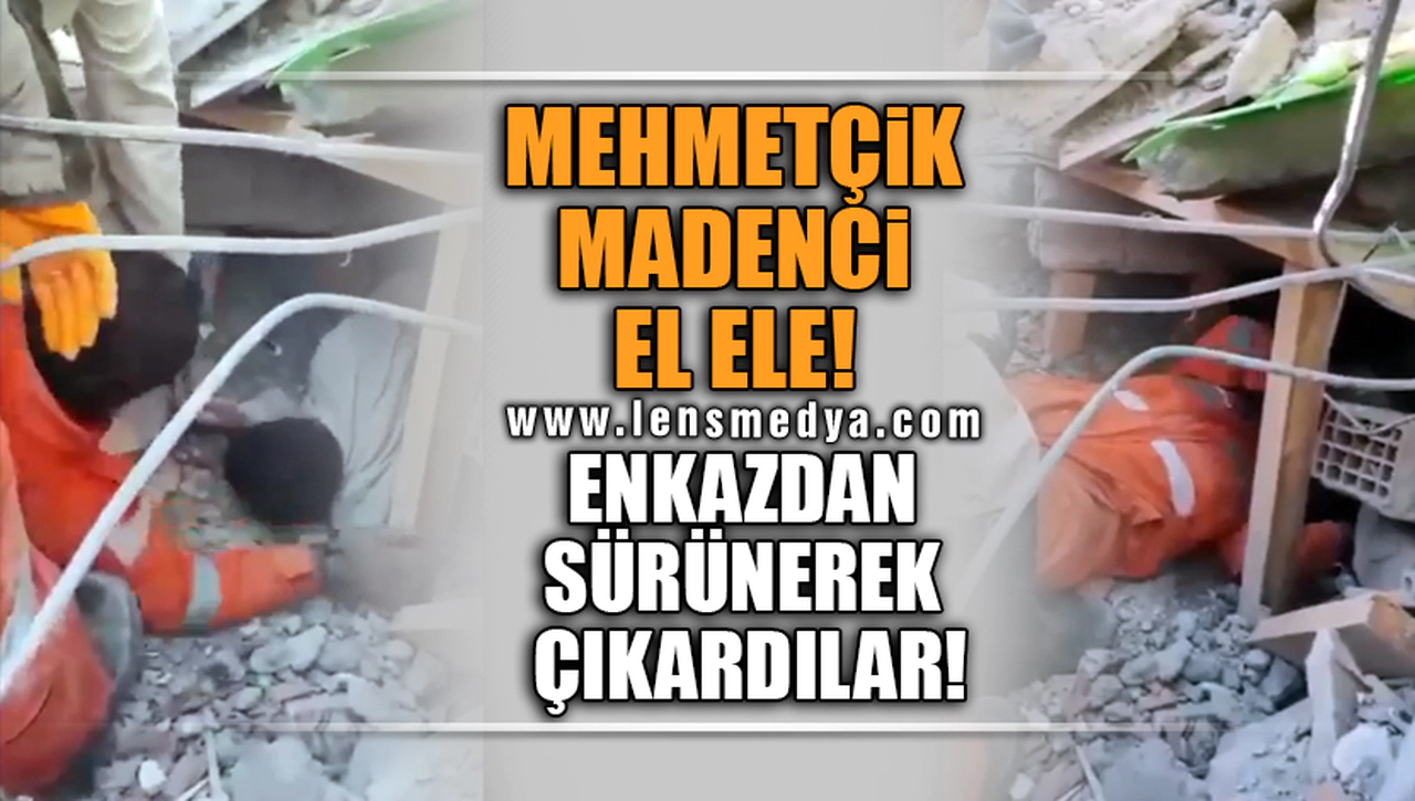 MEHMETÇİK MADENCİ EL ELE! ENKAZDAN SÜRÜNEREK ÇIKARDILAR!