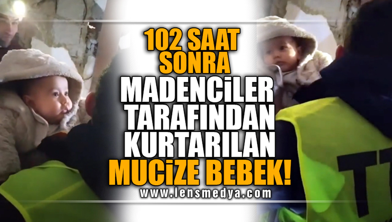 102 SAAT SONRA MADENCİLER TARAFINDAN KURTARILAN MUCİZE BEBEK!