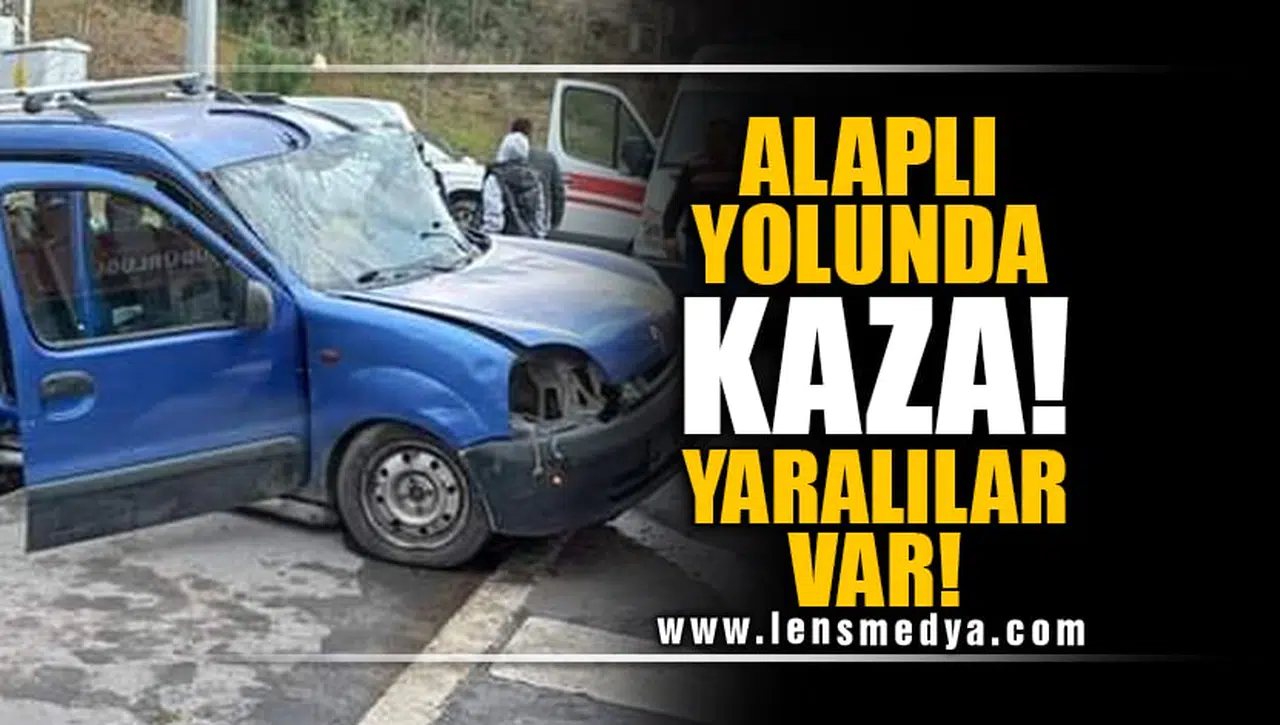ALAPLI YOLUNDA KAZA! YARALILAR VAR!