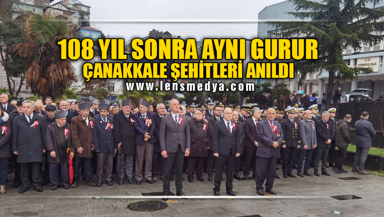 ÇANAKKALE ŞEHİTLERİ ANILDI!