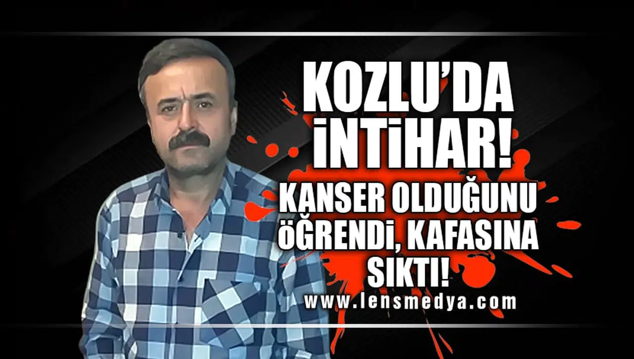 KOZLU'DA İNTİHAR!