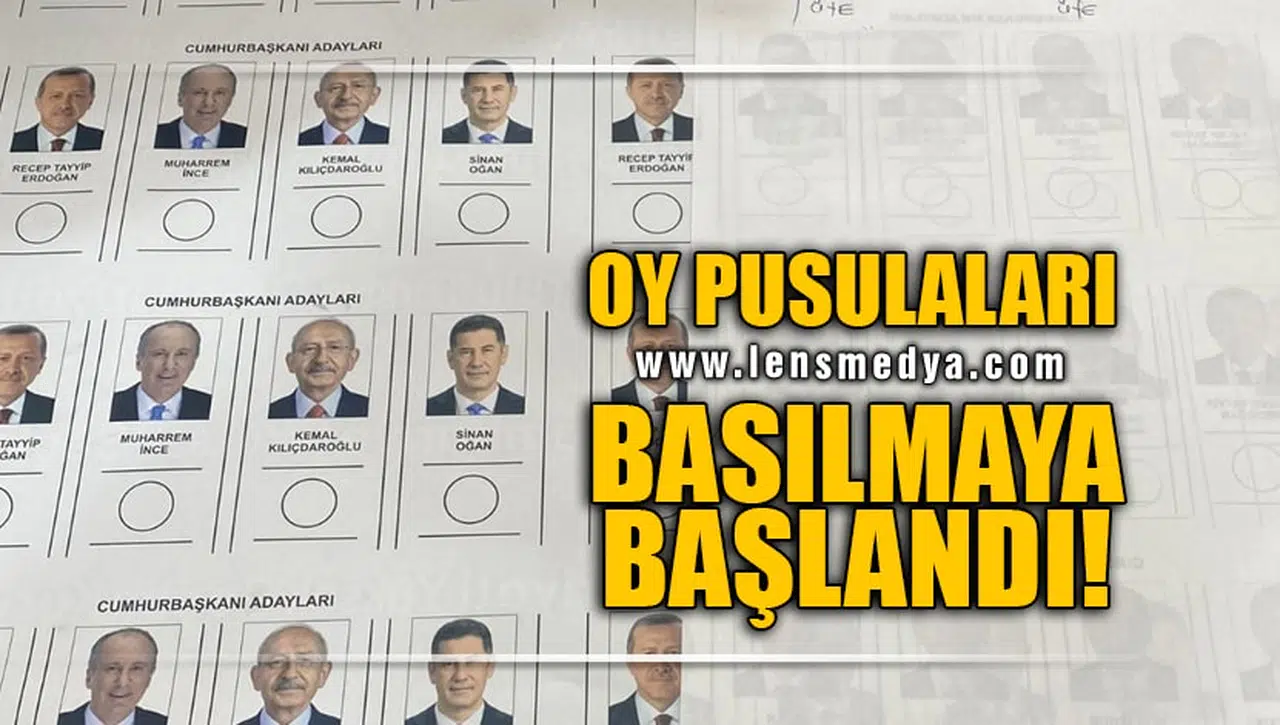 OY PUSULALARI BASILMAYA BAŞLANDI!