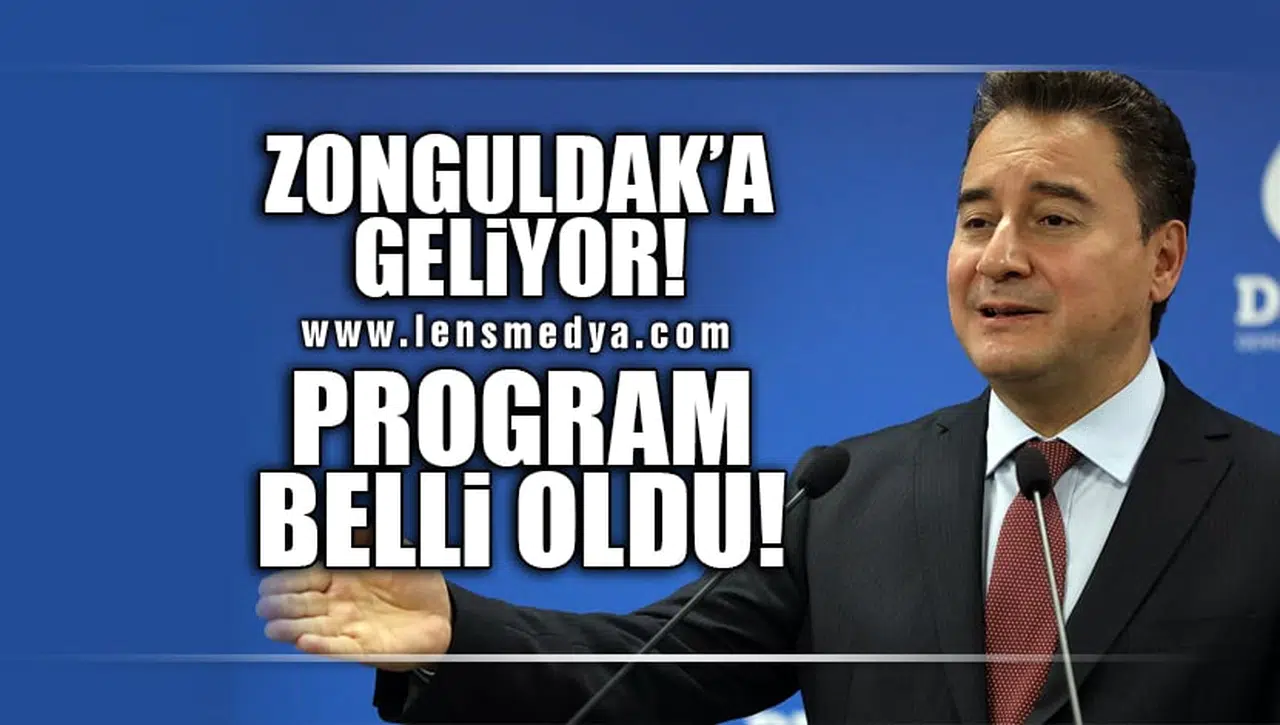 ZONGULDAK'A GELİYOR! PROGRAM BELLİ OLDU!