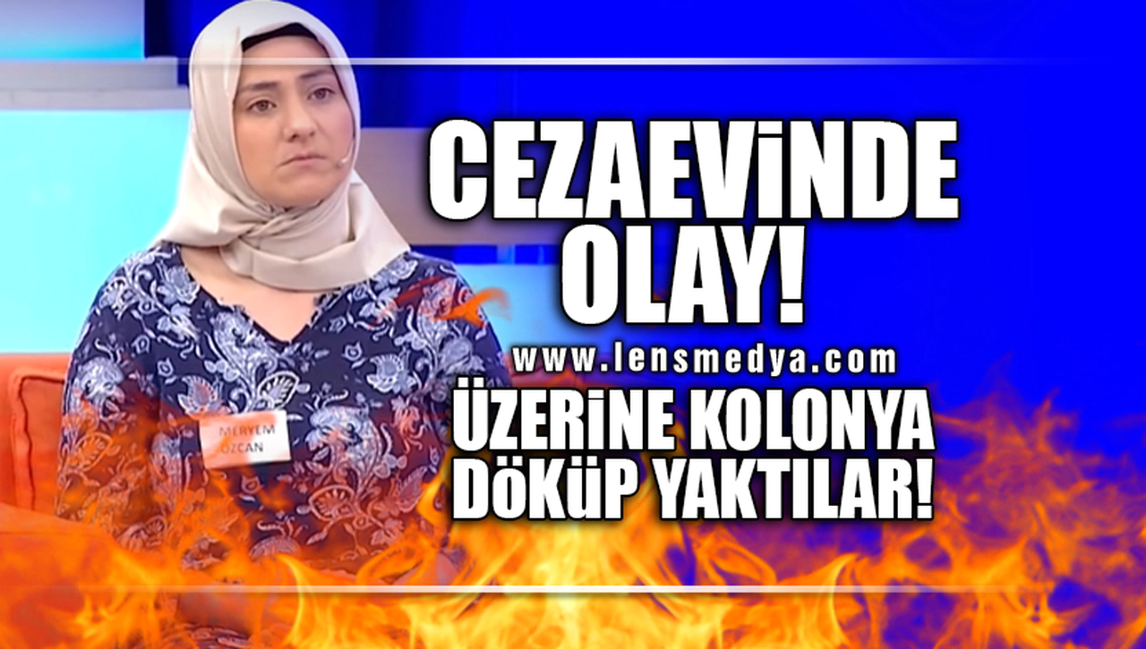 ÜZERİNE KOLONYA DÖKÜP YAKTILAR!