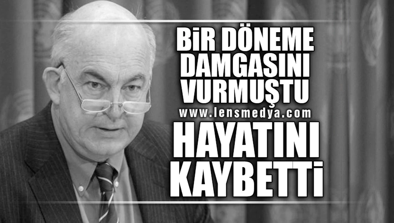 KEMAL DERVİŞ HAYATINI KAYBETTİ!