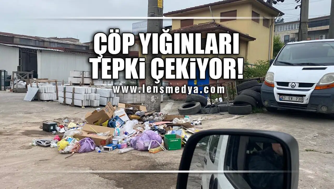 ÇÖP YIĞINLARI TEPKİ ÇEKİYOR!
