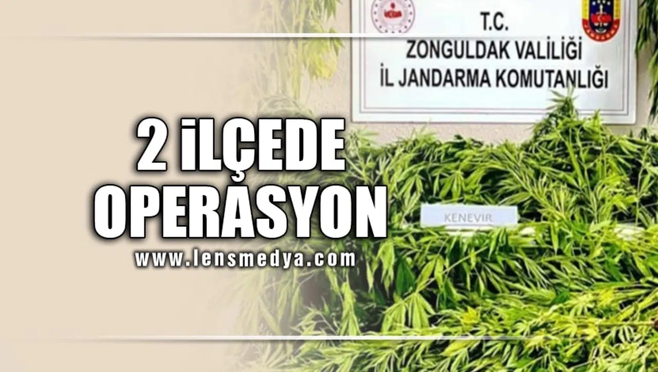 2 İLÇEDE OPERASYON