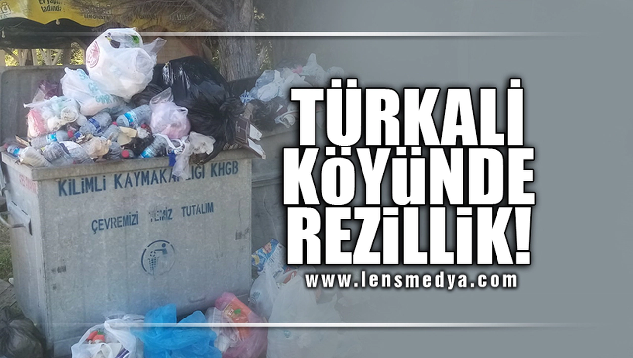 TÜRKALİ KÖYÜNDE REZİLLİK!