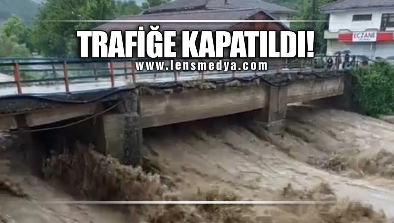 TRAFİĞE KAPATILDI!