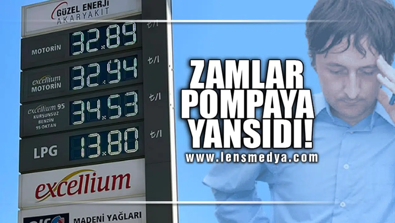 ZAMLAR POMPAYA YANSIDI!