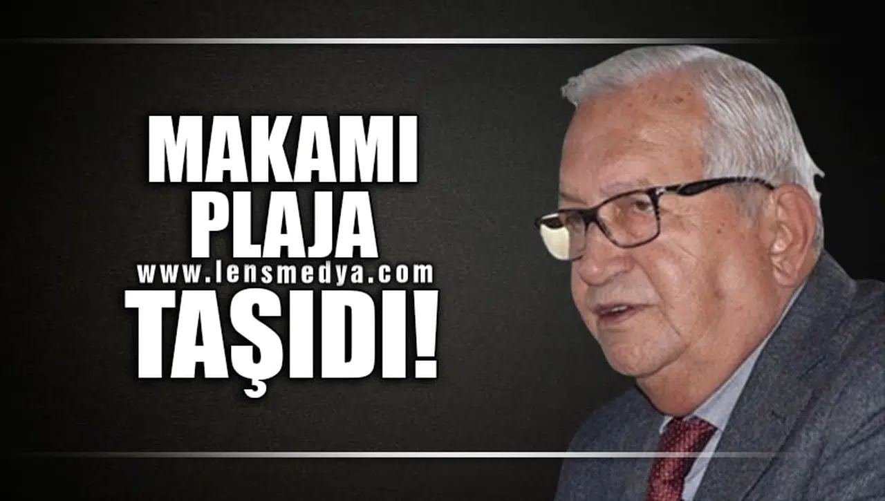 LÜKS VİLLASIYLA GÜNDEM OLMUŞTU<br>ŞİMDİDE MAKAMI PLAJA TAŞIDI