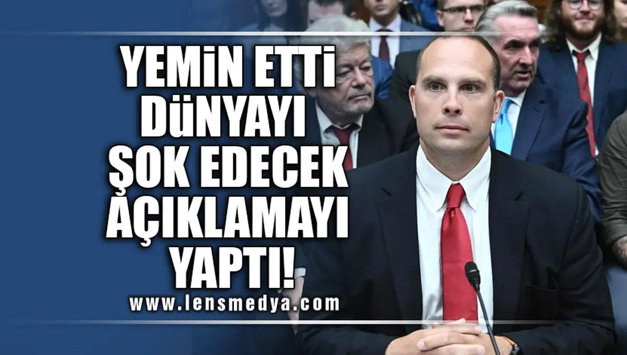 YEMİN ETTİ,DÜNYAYI ŞOK EDECEK AÇIKLAMAYI YAPTI!