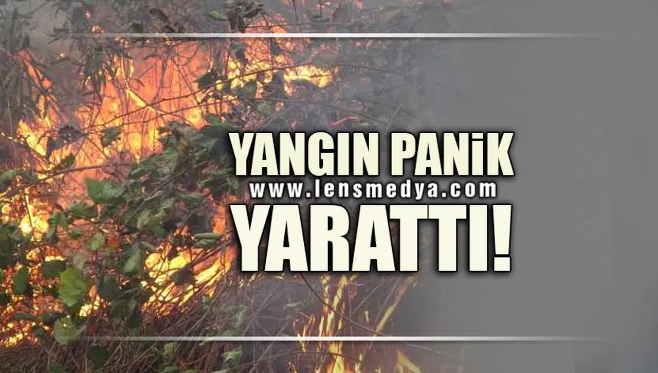 YANGIN PANİK YARATTI!