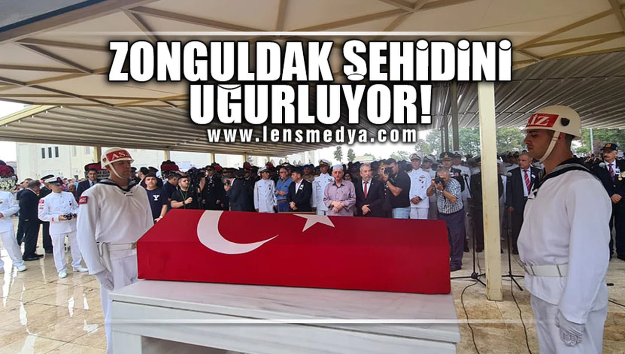 ZONGULDAK ŞEHİDİNİ UĞURLUYOR!