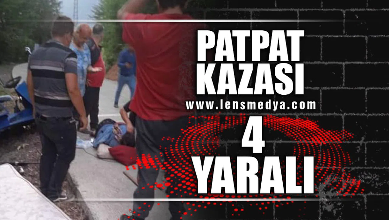 PAT-PAT KAZASI... 4 YARALI!