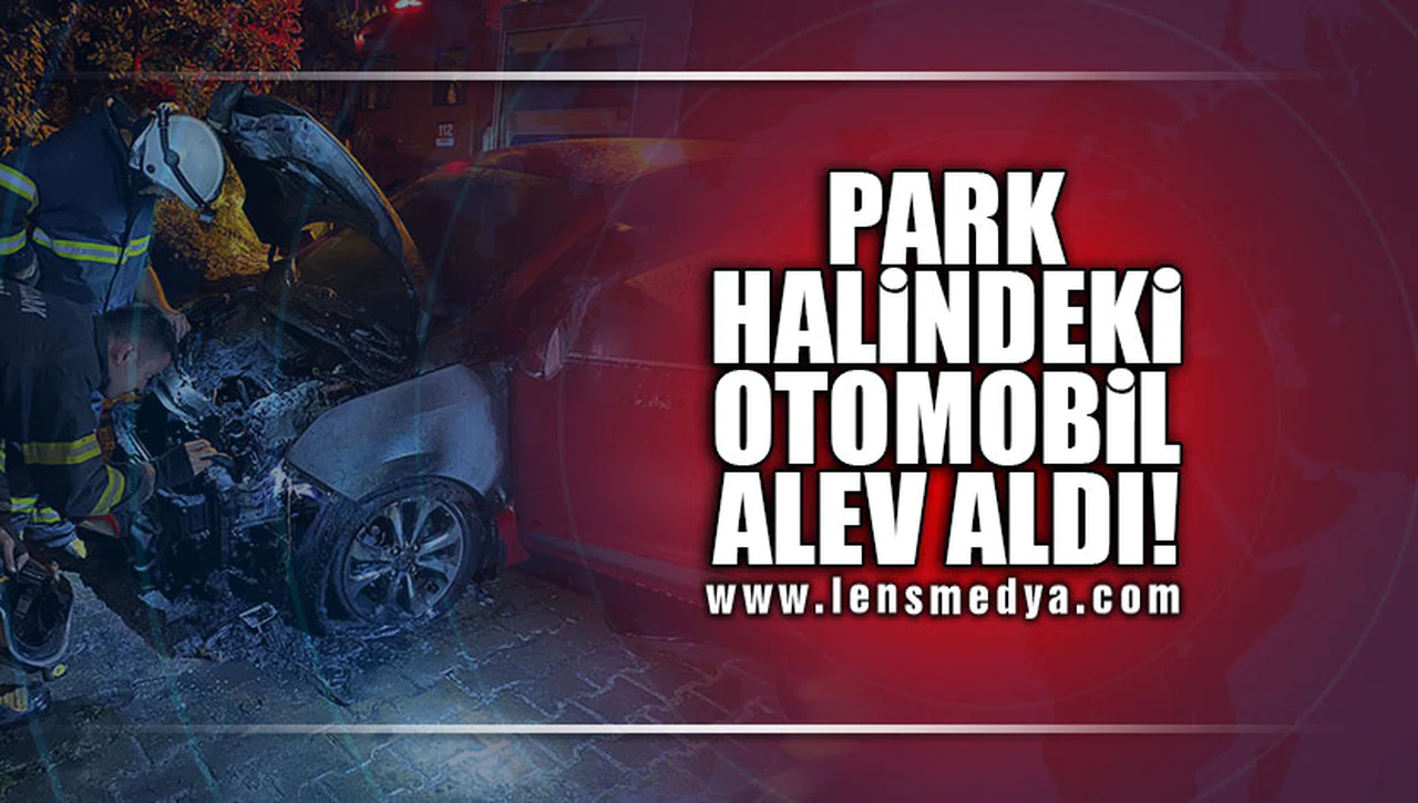 PARK HALİNDEKİ OTOMOBİL ALEV ALDI!