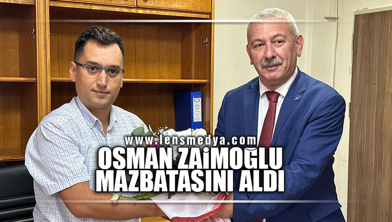OSMAN ZAİMOĞLU MAZBATASINI ALDI!