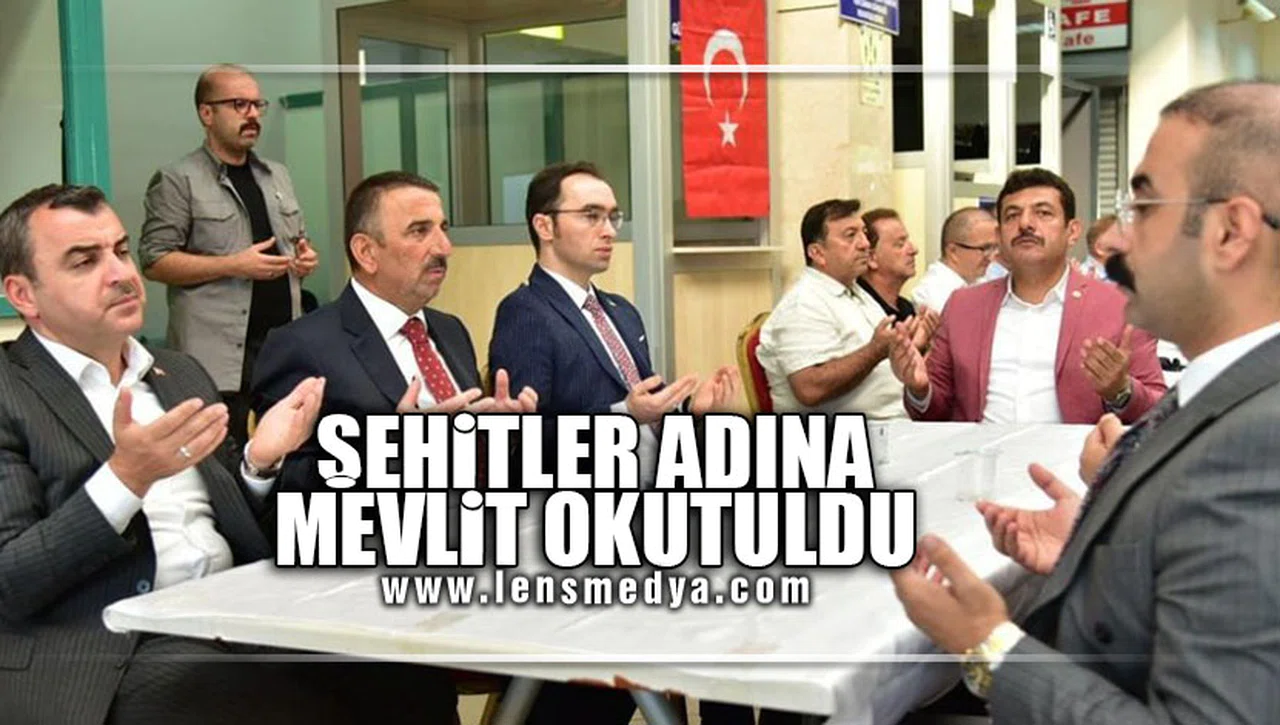 ŞEHİTLER ADINA MEVLİT OKUTULDU!