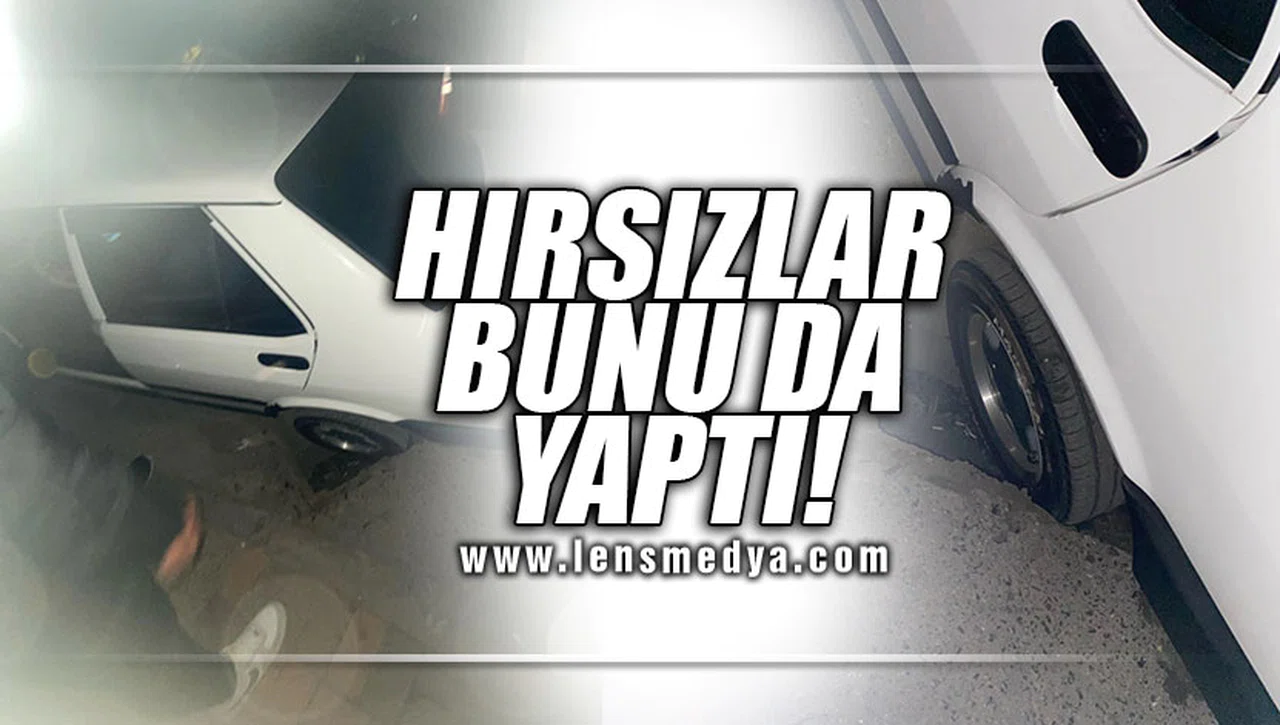 HIRSIZLAR BUNU DA YAPTI!