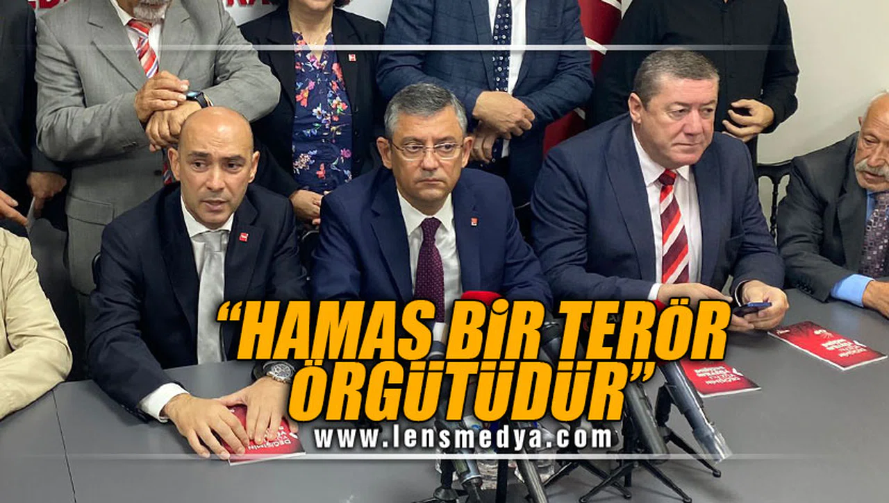 "HAMAS BİR TERÖR ÖRGÜTÜDÜR"