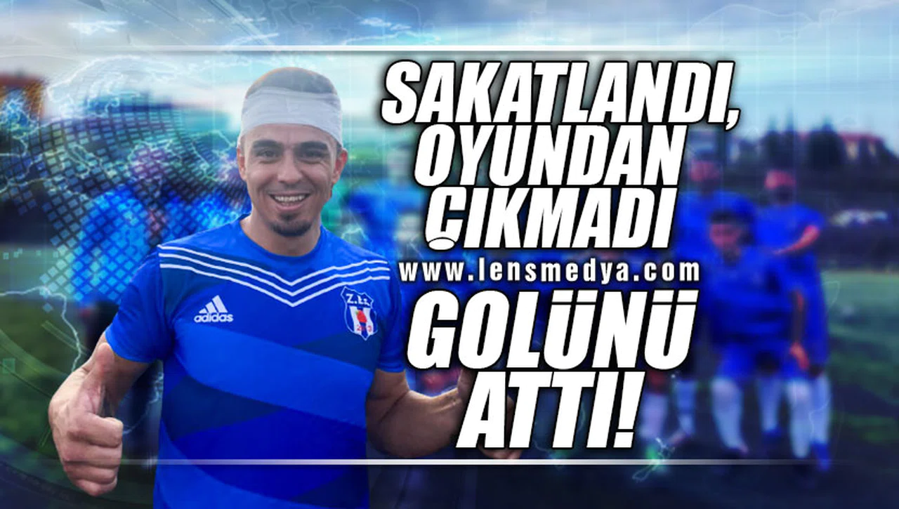 SAKATLANDI, OYUNDAN ÇIKMADI GÖLÜNÜ ATTI!