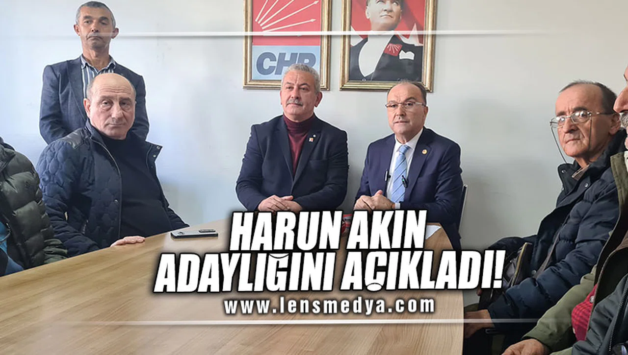 HARUN AKIN ADAYLIĞINI AÇIKLADI!