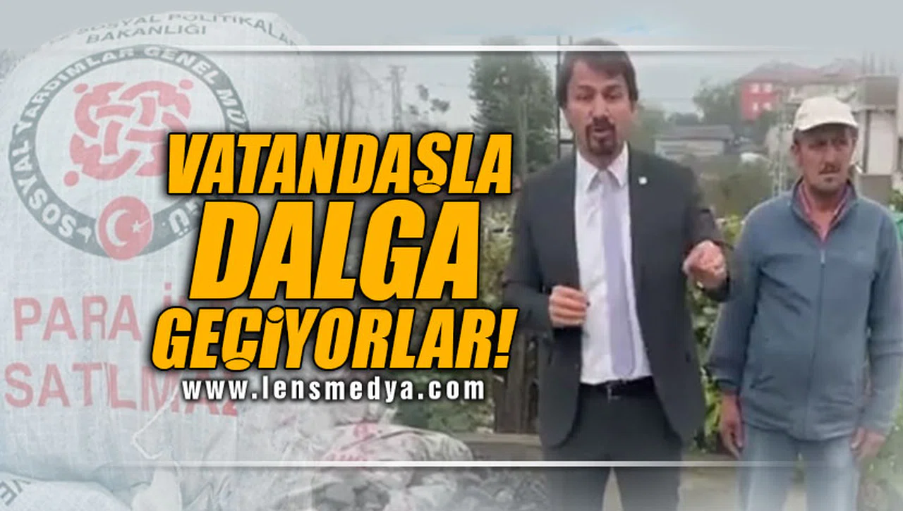 VATANDAŞ DALGA GEÇİYORLAR!