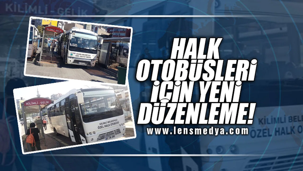HALK OTOBÜSLERİ İÇİN YENİ DÜZENLEME