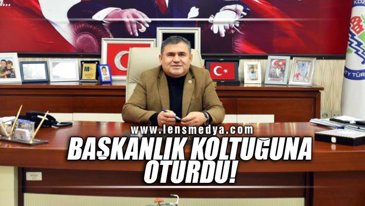 BAŞKANLIK KOLTUĞUNA OTURDU!