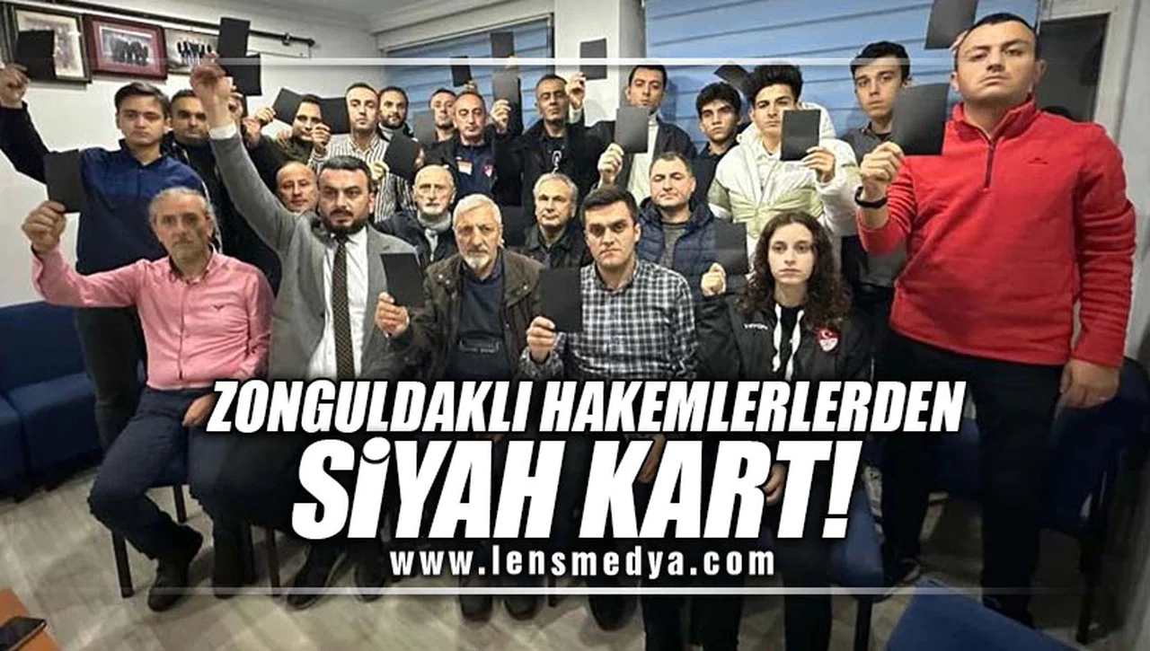 ZONGULDAKLI HAKEMLERDEN SİYAH KART
