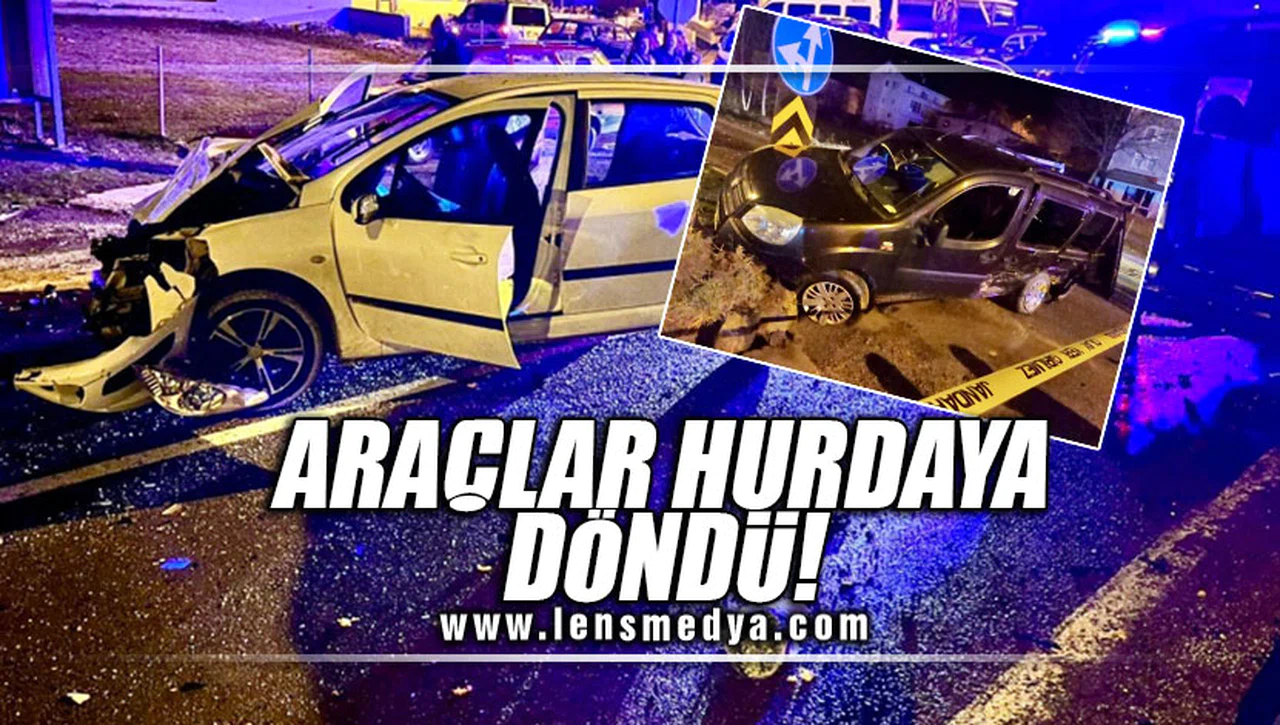 ARAÇLAR HURDAYA DÖNDÜ