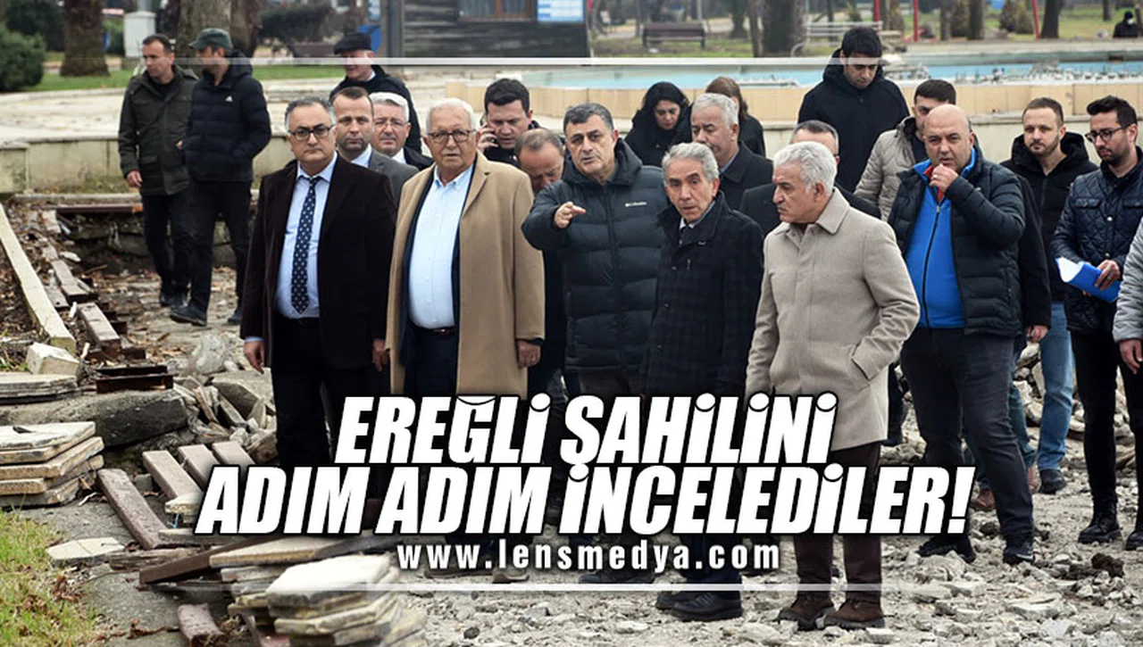 EREĞLİ SAHİLİNİ ADIM ADIM İNCELEDİLER!