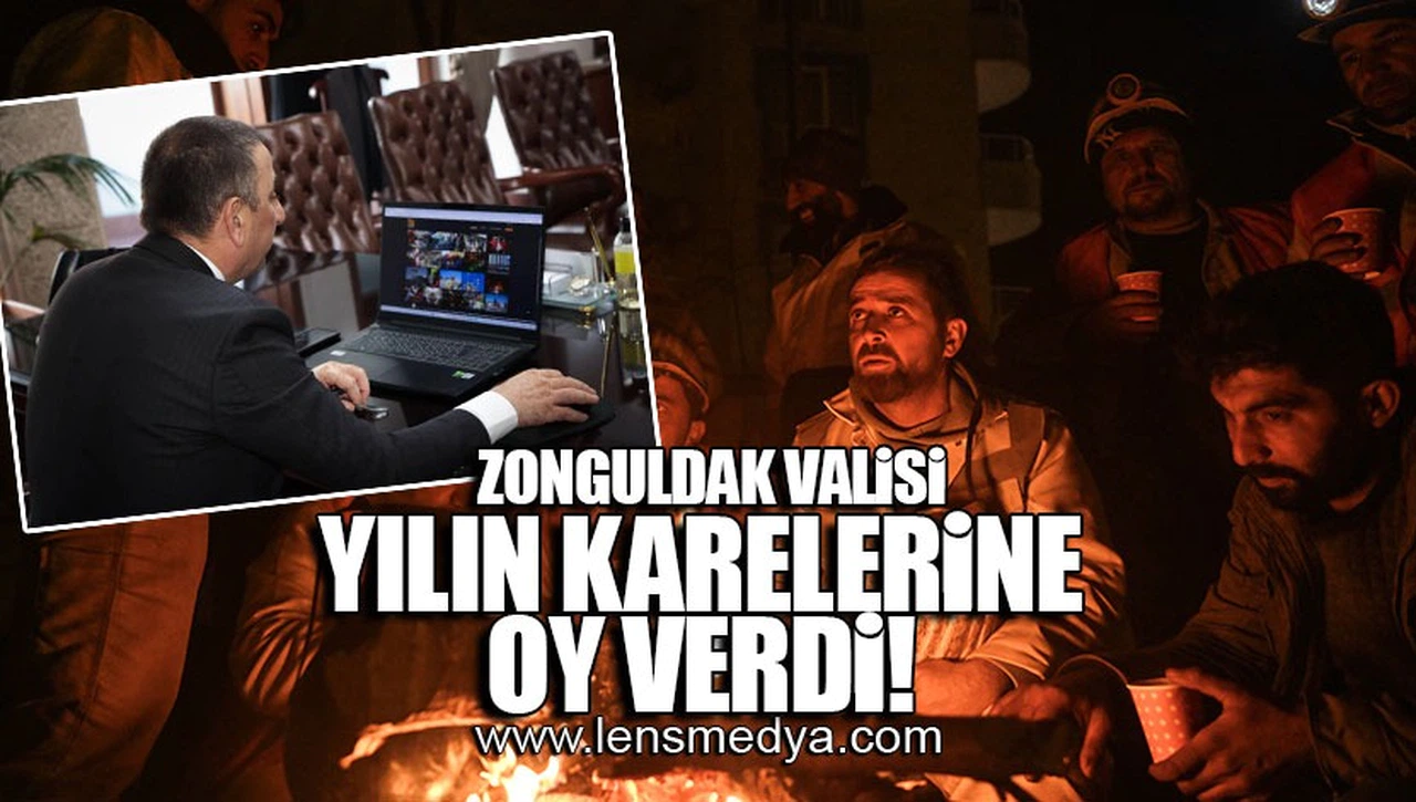 ZONGULDAK VALİSİ YILIN KARELERİNE OY VERDİ!