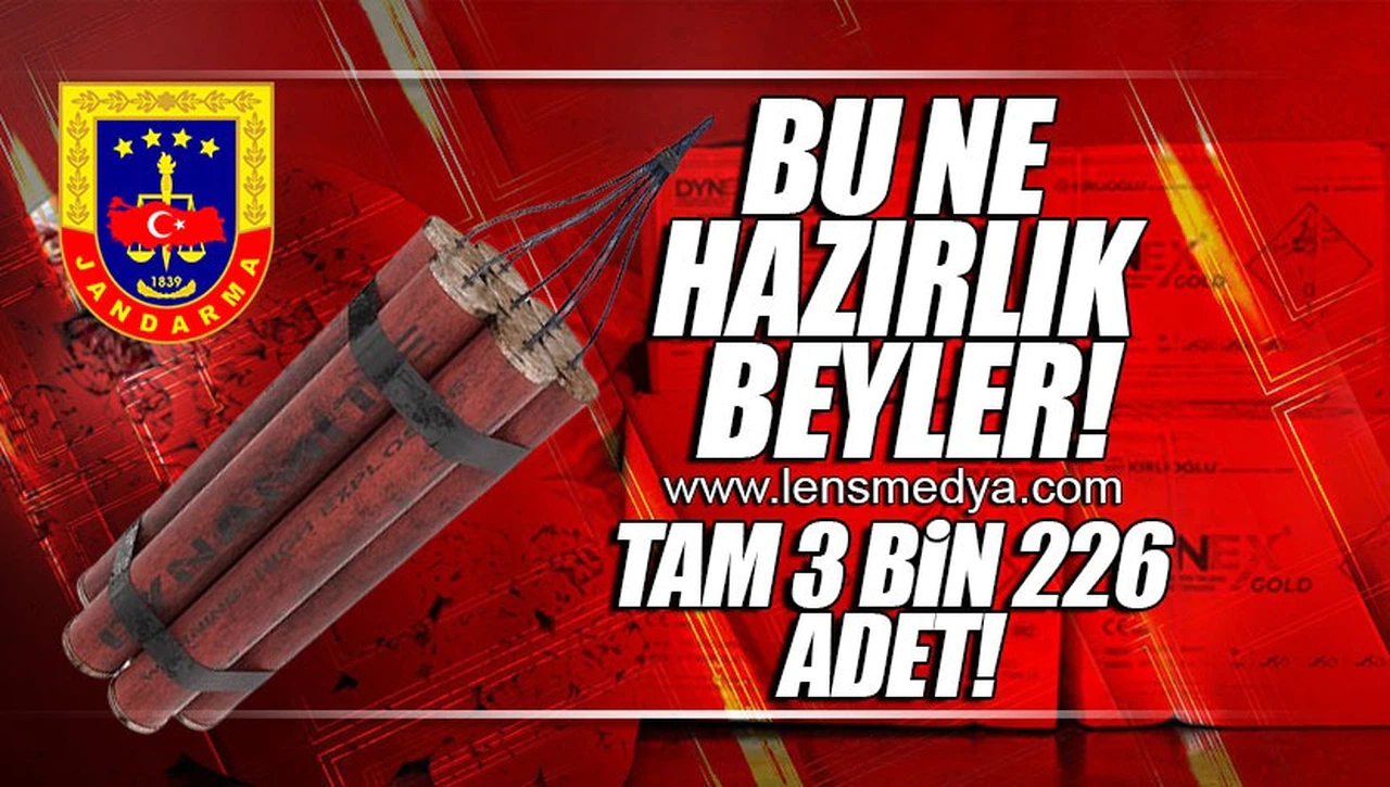BU NE HAZIRLIK BEYLER! TAM 3 BİN 226 ADET!