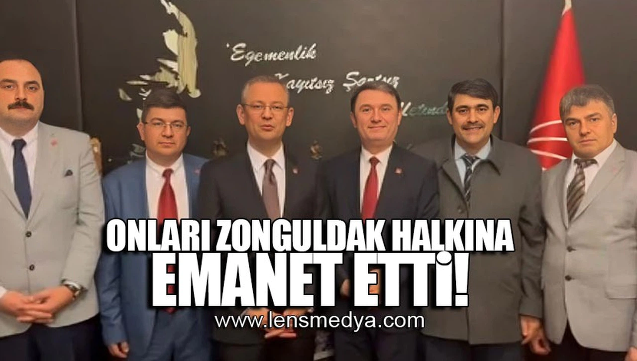 ONLARI ZONGULDAK HALKINA EMANET ETTİ!