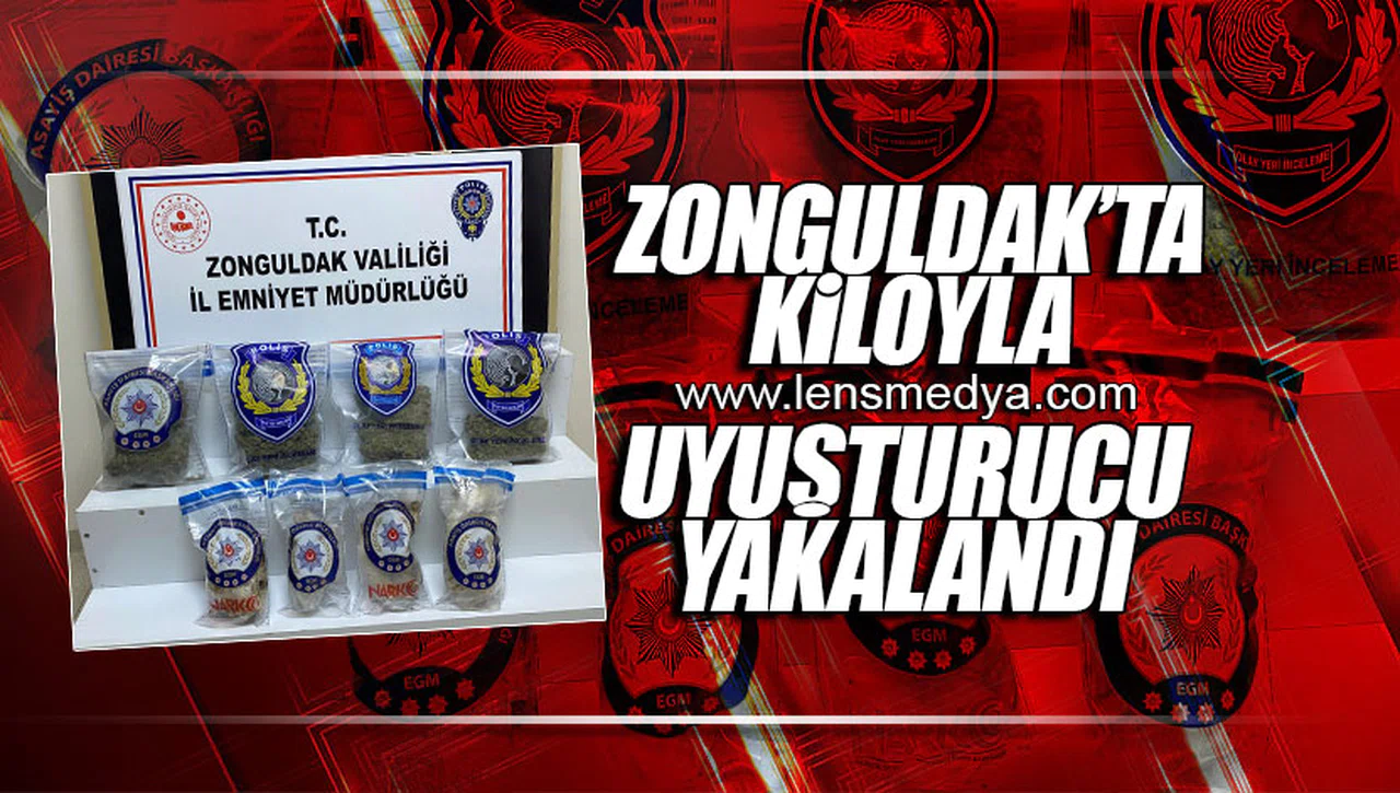 KİLOYLA UYUŞTURUCU YAKALANDI!