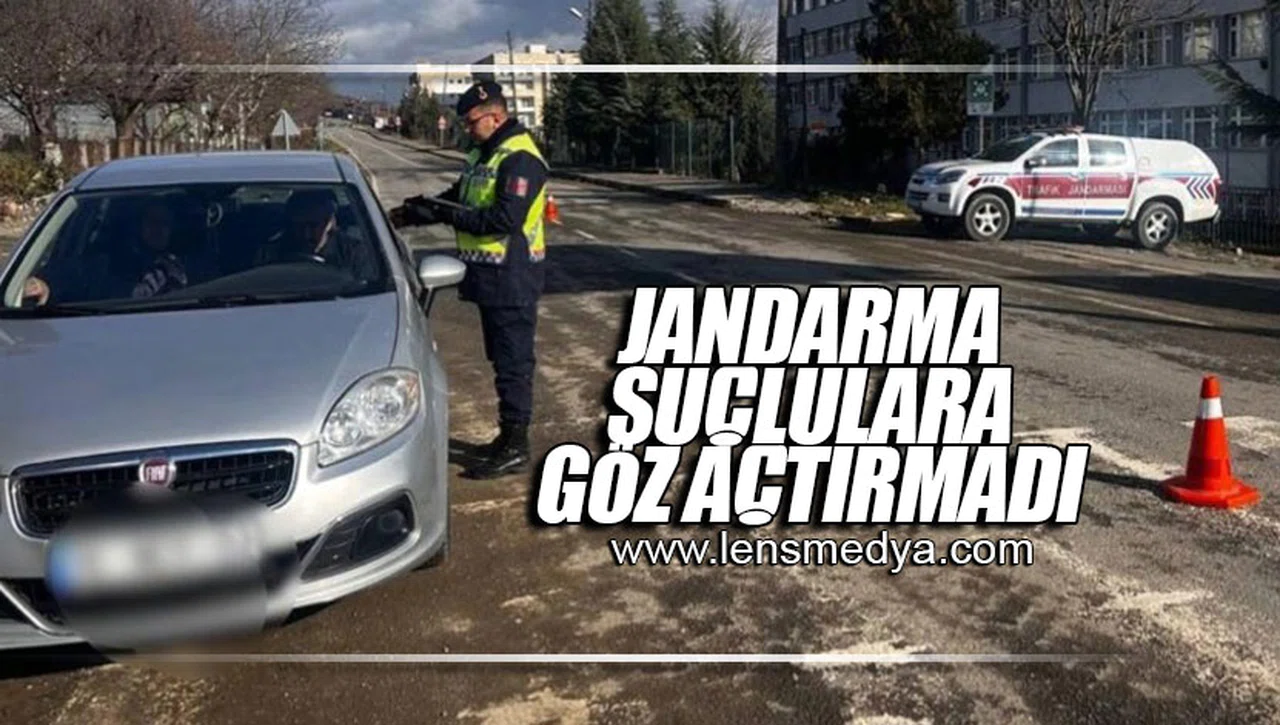 JANDARMA SUÇLULARA GÖZ AÇTIRMADI!