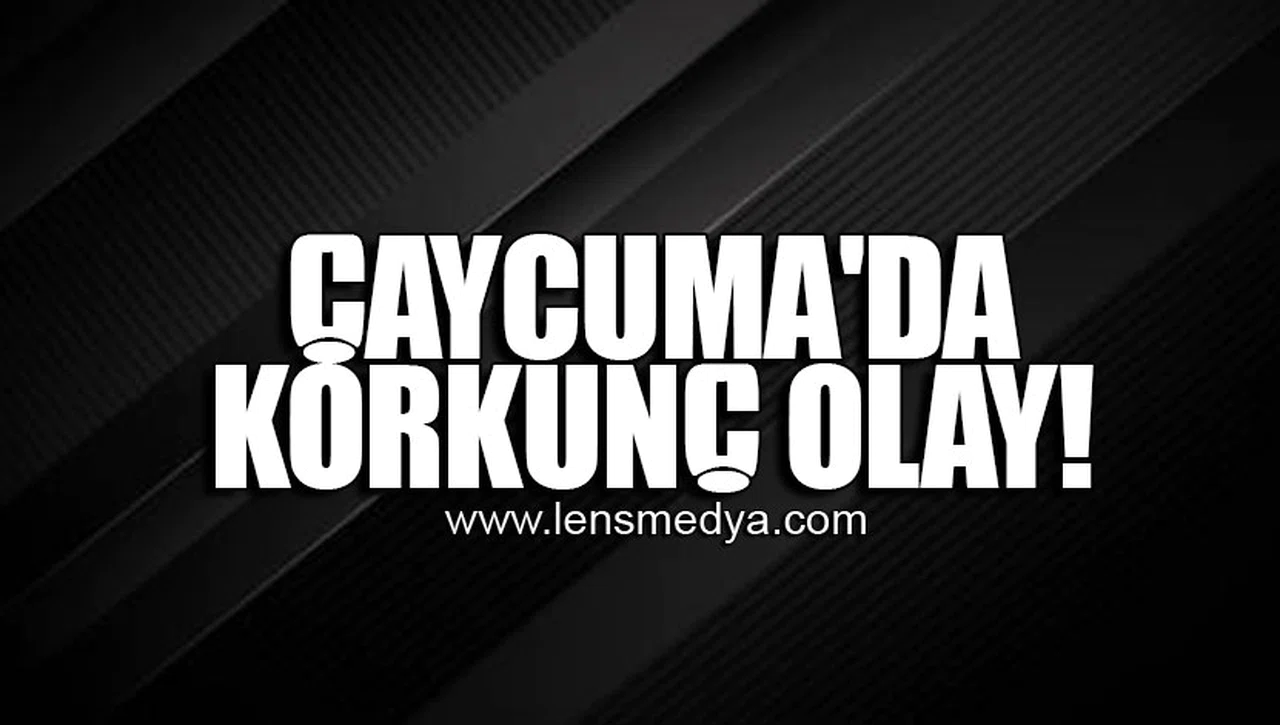ÇAYCUMA'DA KORKUNÇ OLAY!
