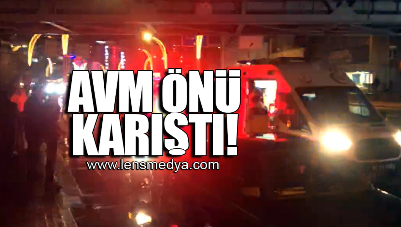 AVM ÖNÜNDE TRAFİK KAVGASI!