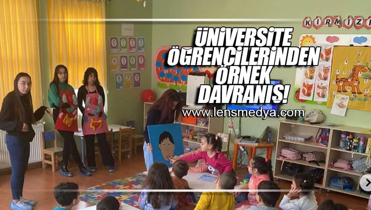 ÜNİVERSİTE ÖĞRENCİLERİNDEN ÖRNEK DAVRANIŞ!