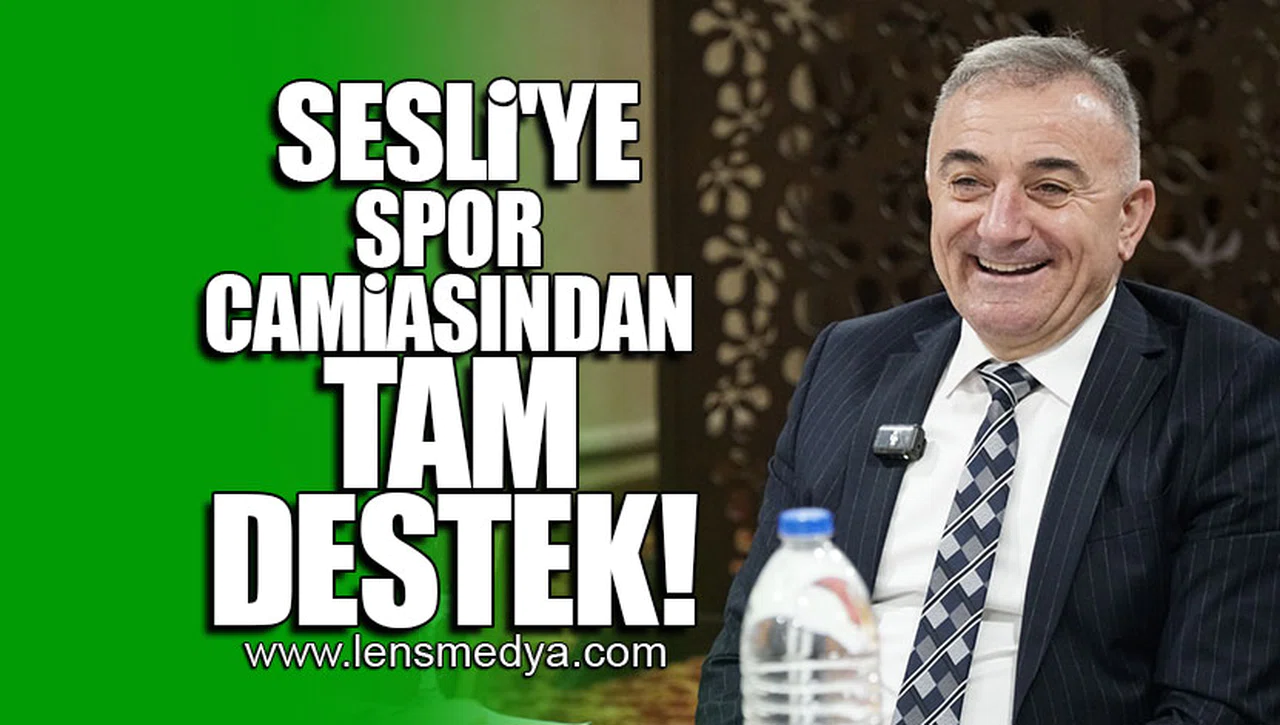 SESLİ'YE SPOR CAMİASINDAN TAM DESTEK!