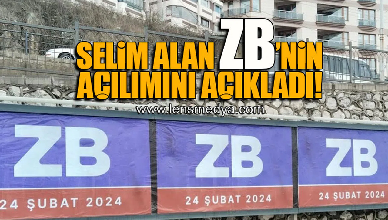 ÖMER SELİM ALAN ZB'NİN AÇILIMINI YAPTI