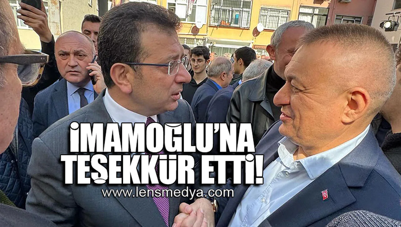 SABİT DANIŞ EKREM İMAMOĞLU'NA TEŞEKKÜR ETTİ!