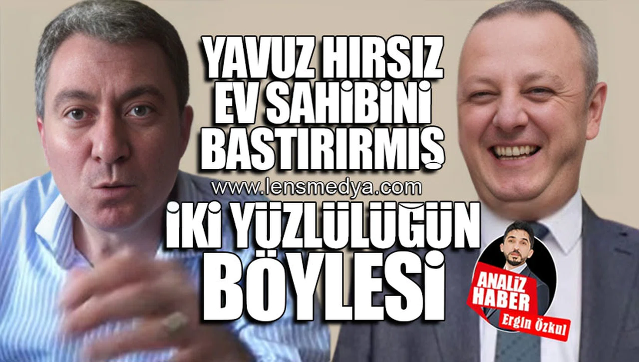 İKİ YÜZLÜLÜĞÜN BÖYLESİ!